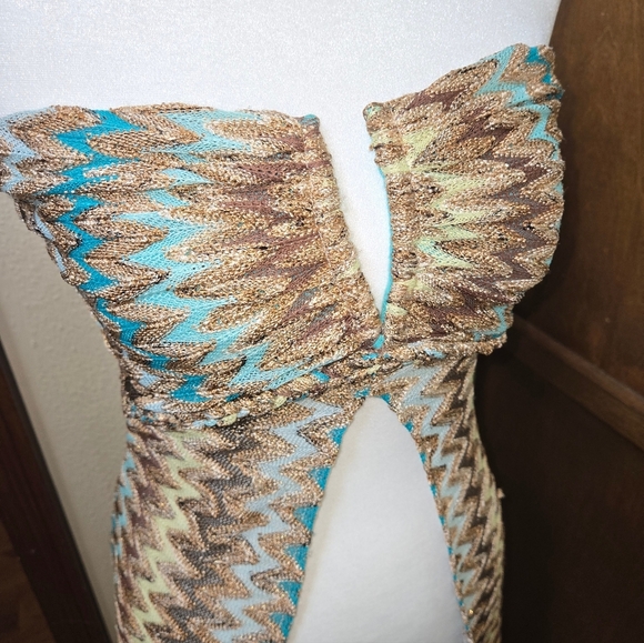 SKY vintageZigzag Patterned Coverup - Picture 7 of 8